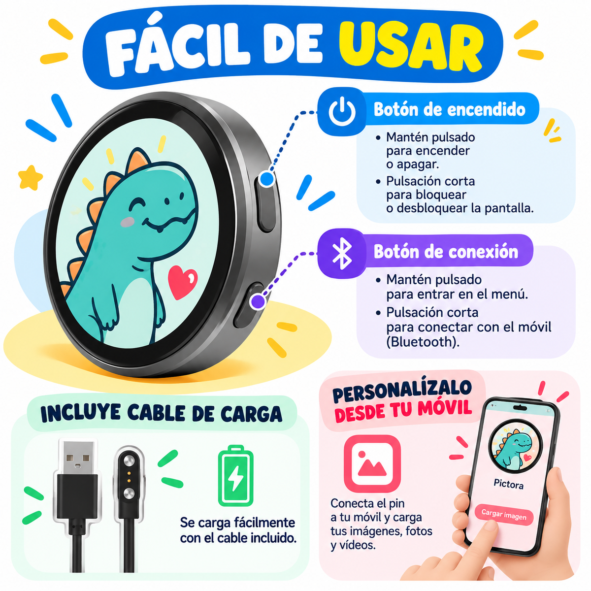 Pin Visual Personalizado